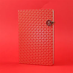 Cuaderno de cuero de lujo