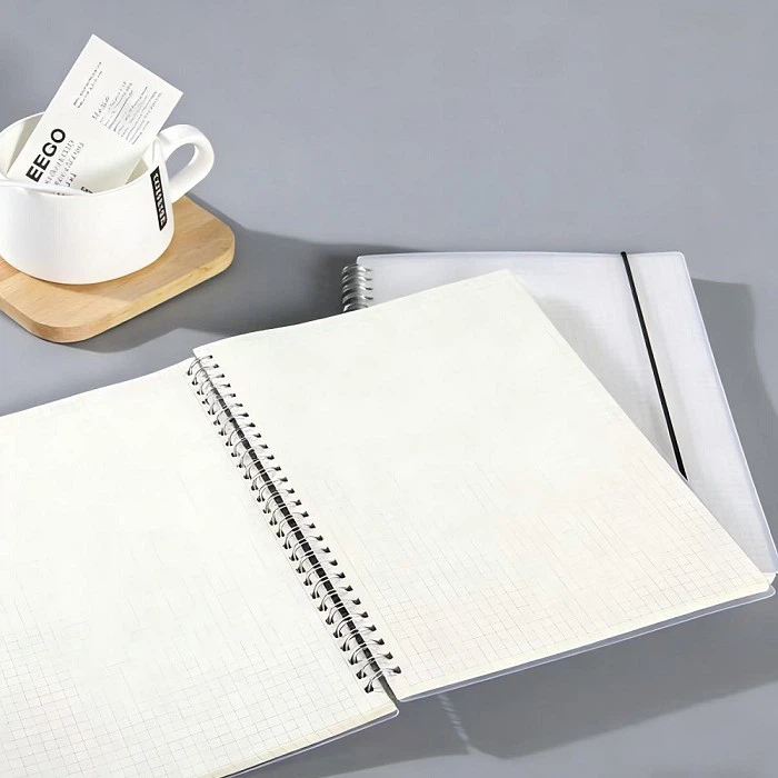 Spiral Bound Grid Notebook high quality